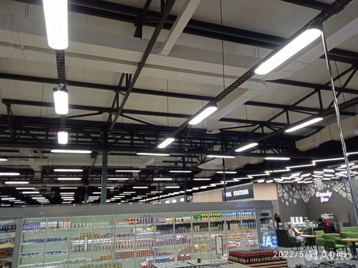 Светодиодная потолочная люстра форма Овал 1200мм