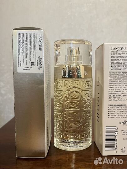 Духи женские lancome Miracle,Tresor, O D'Azur