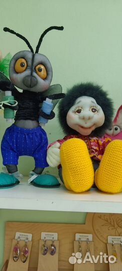Игрушки ручной работы, домовята