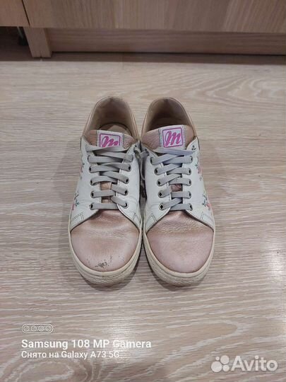 Туфли кожаные для девочки Minimen 35 р-р