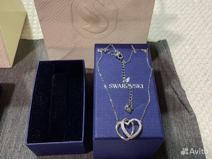 Колье подвеска swarovski