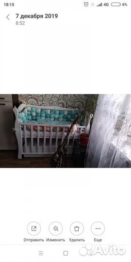 Бортики в детскую кроватку