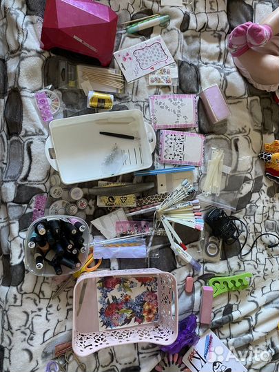 Набор для ногтей с лампой