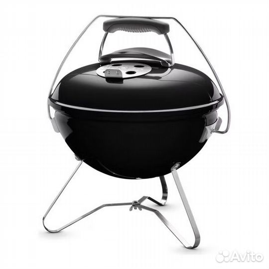 Угольный гриль weber smokey JOE premium 37 см черный