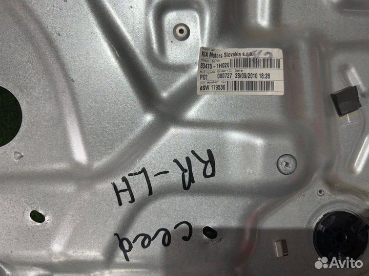 Стеклоподъемник механизм задний левый Kia Ceed 1