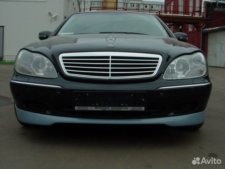 Юбки бампера Mercedes-Benz S W220 Carlsson