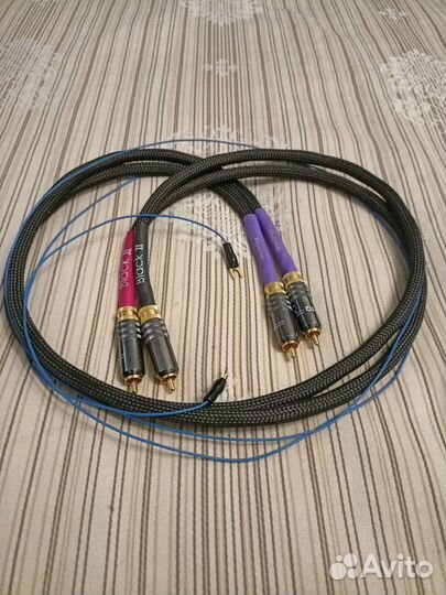 Фонокабель Tellurium Q Black II Phono RSA 1 m