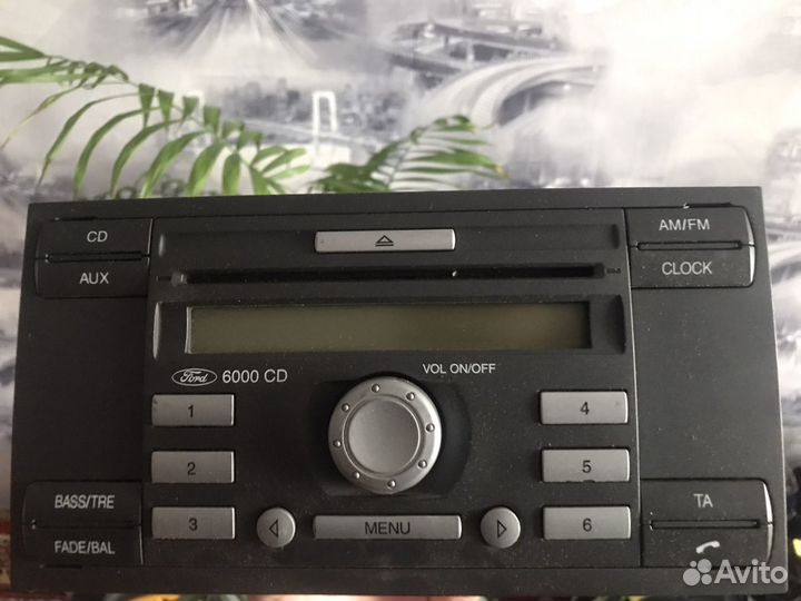 Штатная магнитола Ford Focus 2 6000cd