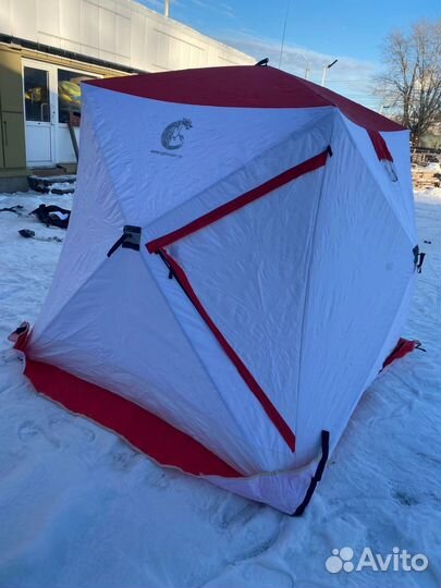 Палатка куб.3слоя снегирь 200х200х200см180х180х180
