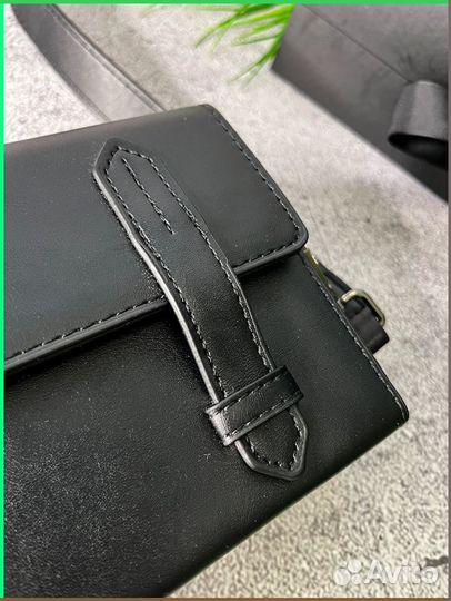 Слинг-сумка из кожи мужская