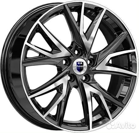 K&K Кайлас 6.5x18 5x108 ET 43 Dia 65.1 (алмаз черный)