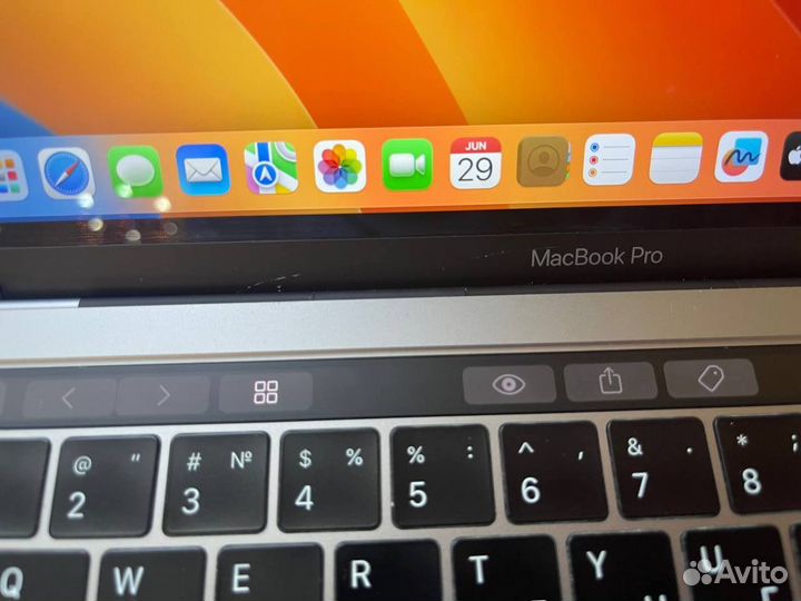 Macbook pro 13 retina 2019 touch bar