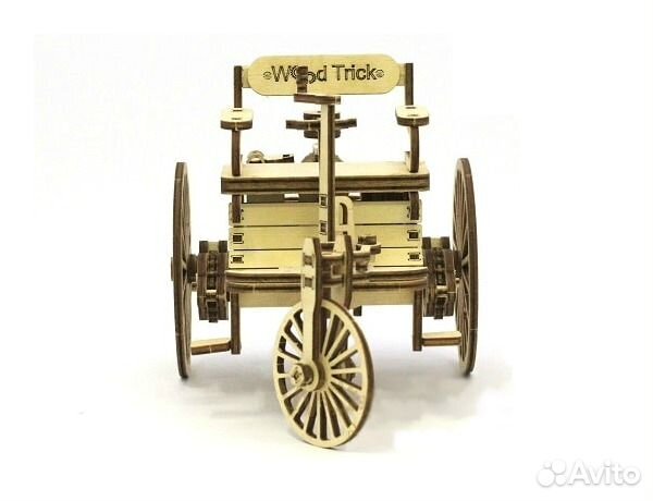 3D конструктор Wood Trick - Первый автомобиль