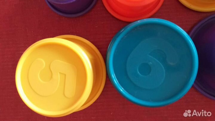 Отличный набор для пирамидки и изучения цифр