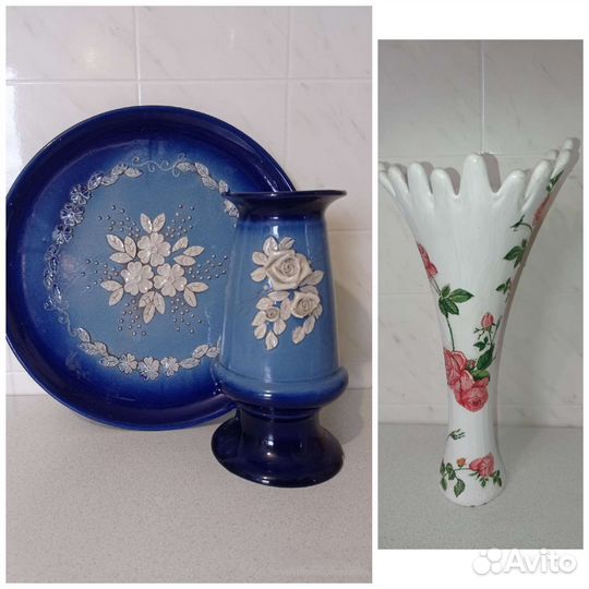 Вазы и поднос