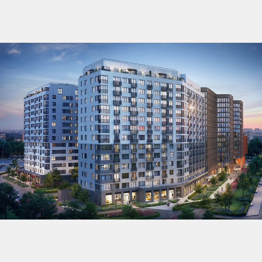 2-к. квартира, 72,3 м², 14/14 эт.