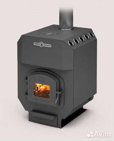 Отопительная печь для дома Теплодар топ-Аква 150