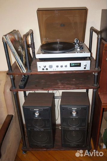 Усилитель радиотехника у 101, ария, колонки