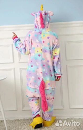 Пижама кигуруми Единорог звездный р-р L новая