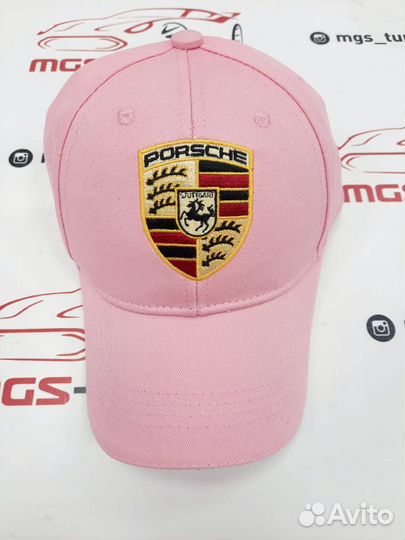 Бейсболка Porsche розовая