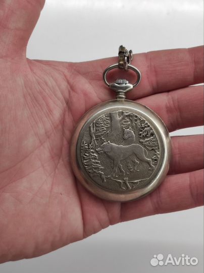 Часы карманные молния