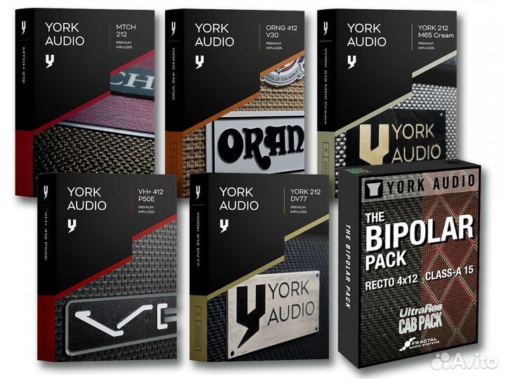 Импульсы гитарных кабинетов York Audio