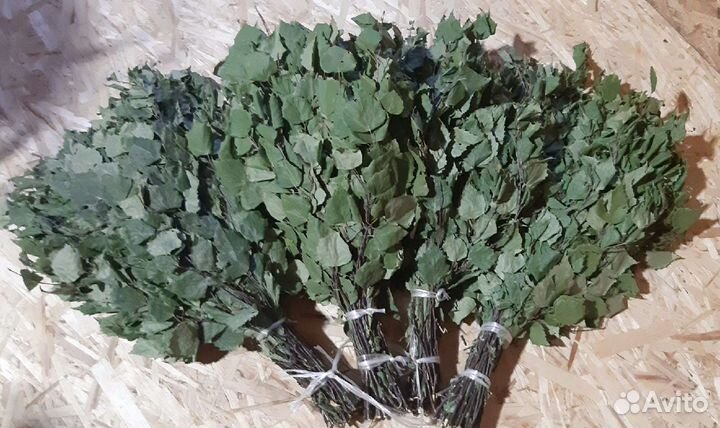 Дубовые и березовые веники для бани