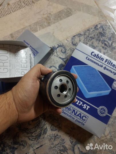 Масленный и воздушный фильтр Sandero