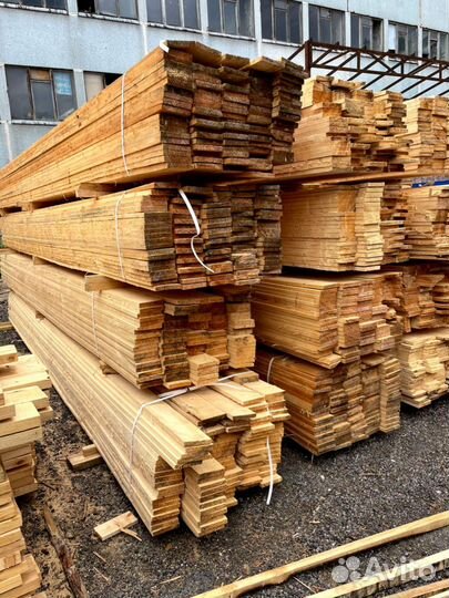 Доска обрезная 40х150х6000мм ГОСТ