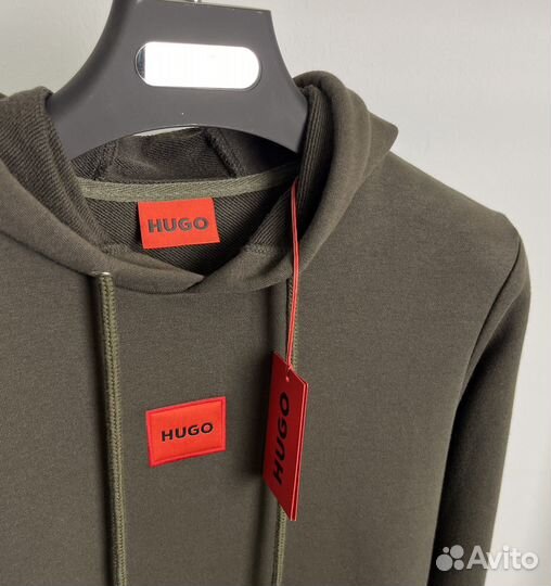 Хлопковое худи Hugo Boss