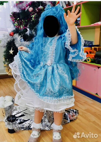 Карнавальный костюм мальвина на 3-4 года