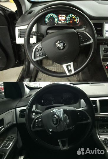 Торпеда / передняя панель Jaguar XF Кожа