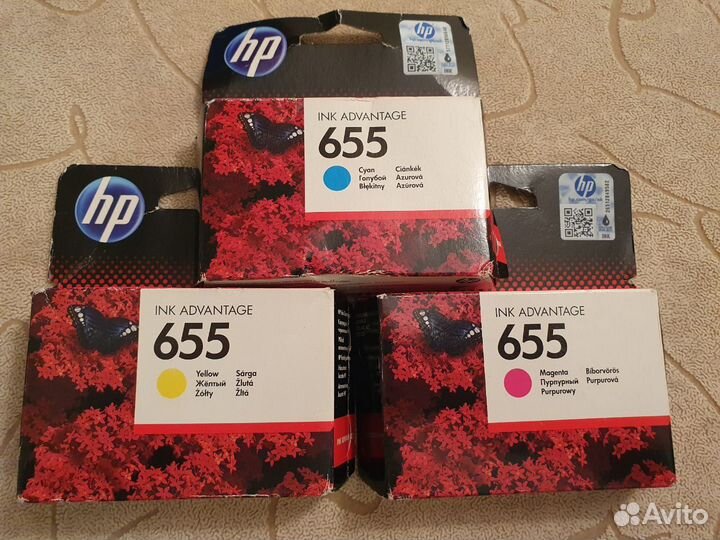 Картриджи HP 655 Epson Т0482-Т0486 T0812 T0814