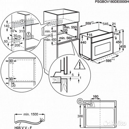 Духовой шкаф Electrolux VKL6E40X