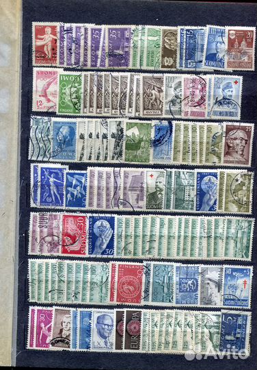 Марки старой Финляндии больше 450 штук