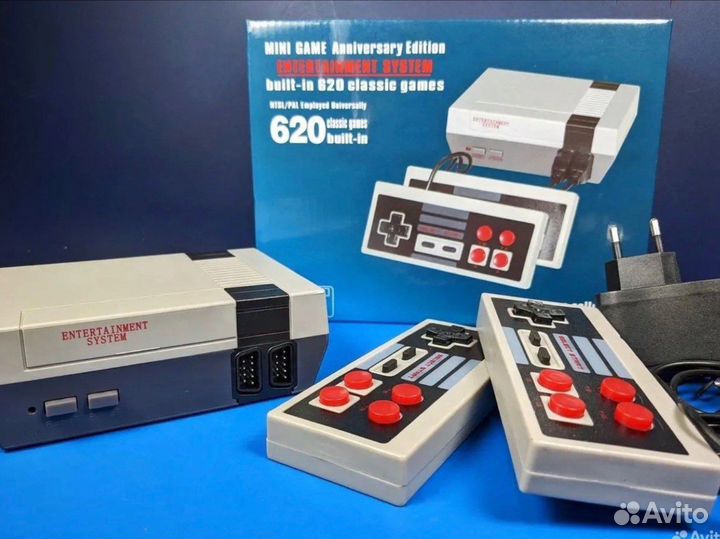 Приставка Nintendo 620 игр новая игровая Денди