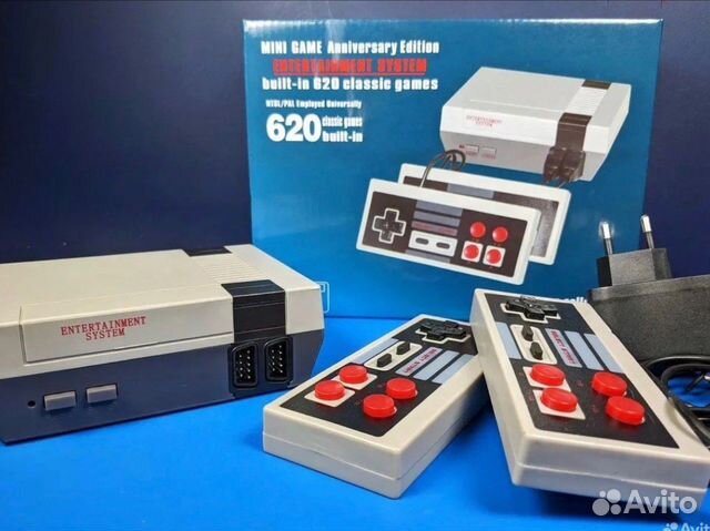 Приставка Nintendo 620 игр новая игровая Денди