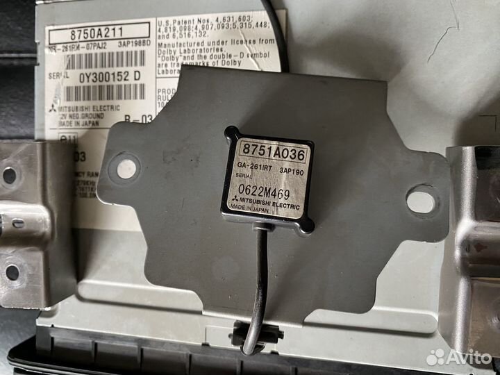 Мультимедийная система Mitsubishi + GPS, магнитола