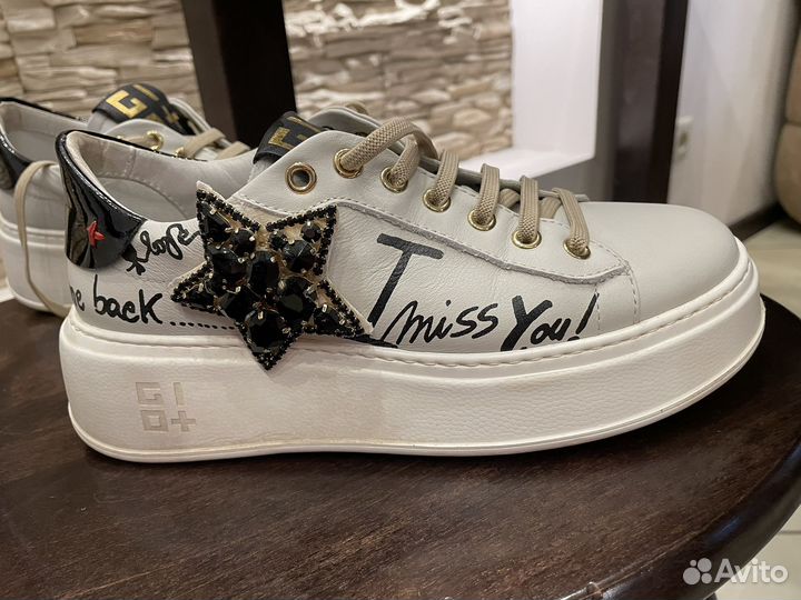 Кеды женские натуральная кожа Gio+