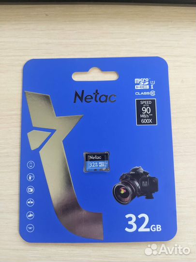 Карта памяти Netac microSD 32GB / 64GB Class 10