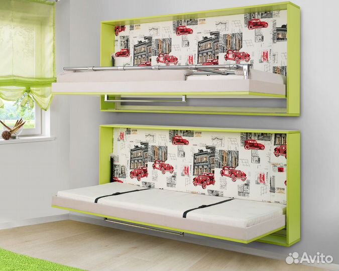 Детская кровать трансформер с диваном*