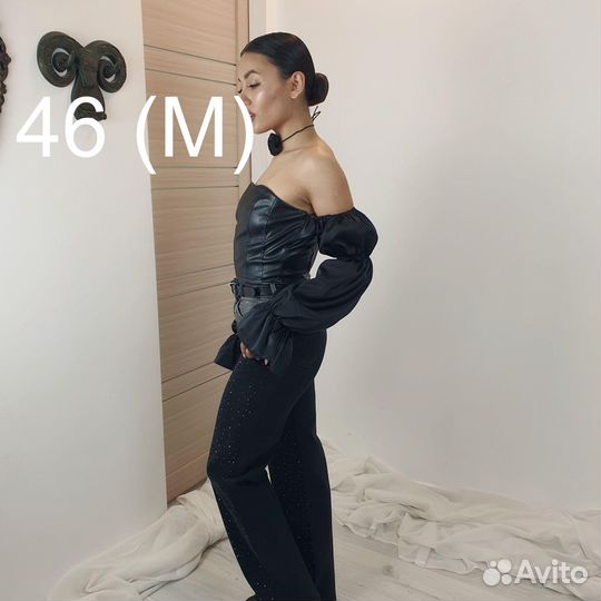 Топ экокожа clariee 46 (M)