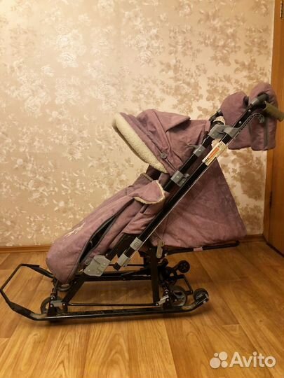 Детские санки коляска ника