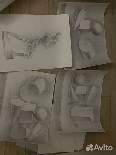 Академический рисунок карандашом