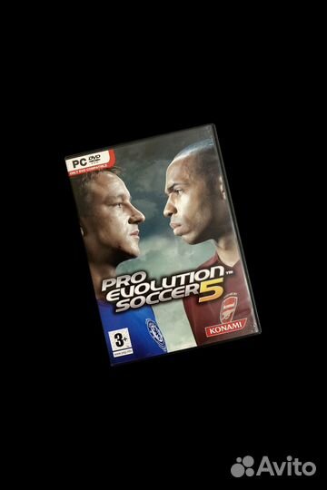 Pro Evolution Soccer 5 зарубежная лицензия DVD-box