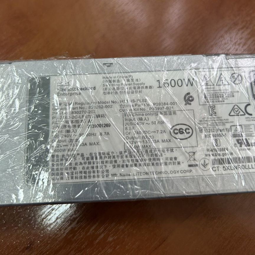 [P38997-B21] Блок Питания Hp 1600wp39384-001