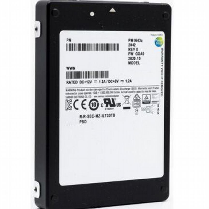 [PM1643A] Жесткий Диск Samsung / Pm 1643 A 960gb Pm1643a