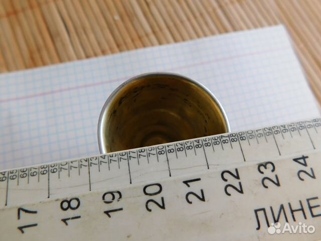 Антикварная, красивая, серебреная рюмка СССР 875 п