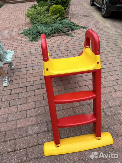 Детская горка пластиковая бу