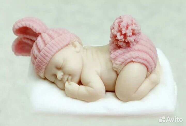 Формы силиконовые для мыла младенец